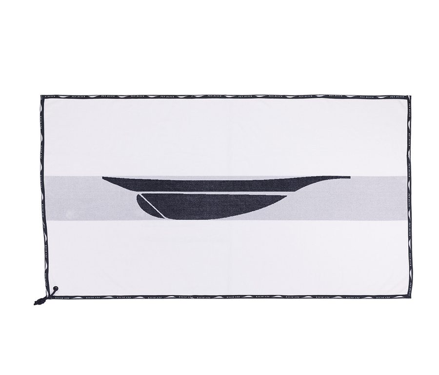 VELVET BEACH TOWEL — Farbe WHITE
