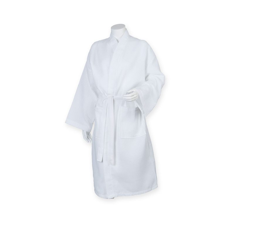WAFFLE ROBE — Farbe WHITE