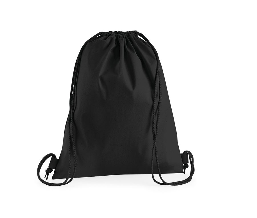 PREMIUM COTTON GYMSAC — Farbe BLACK