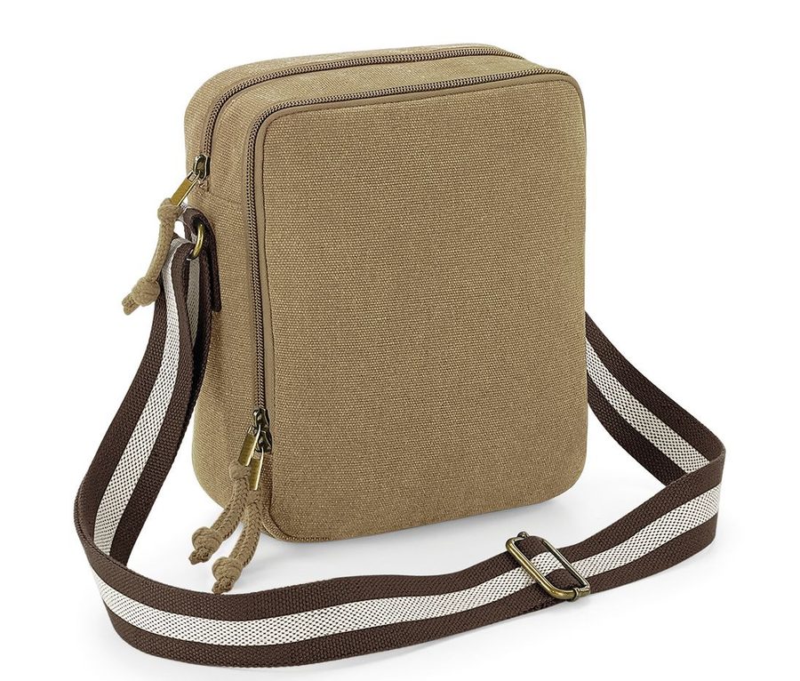 VINTAGE CANVAS MINI REPORTER — Farbe SAHARA