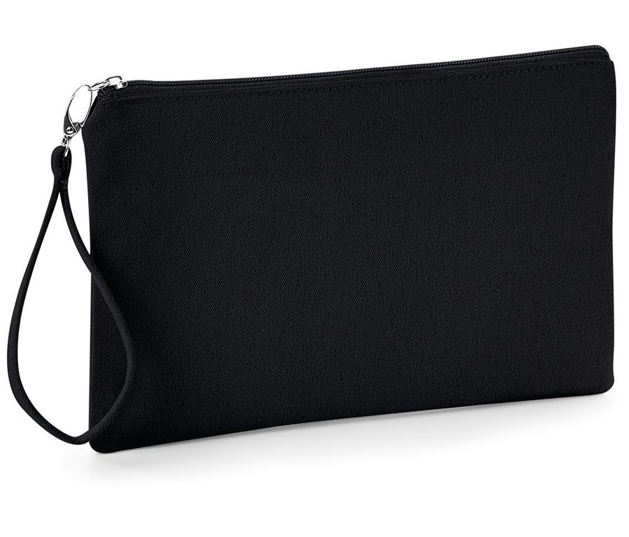CANVAS WRISTLET POUCH — Farbe BLACK/BLACK