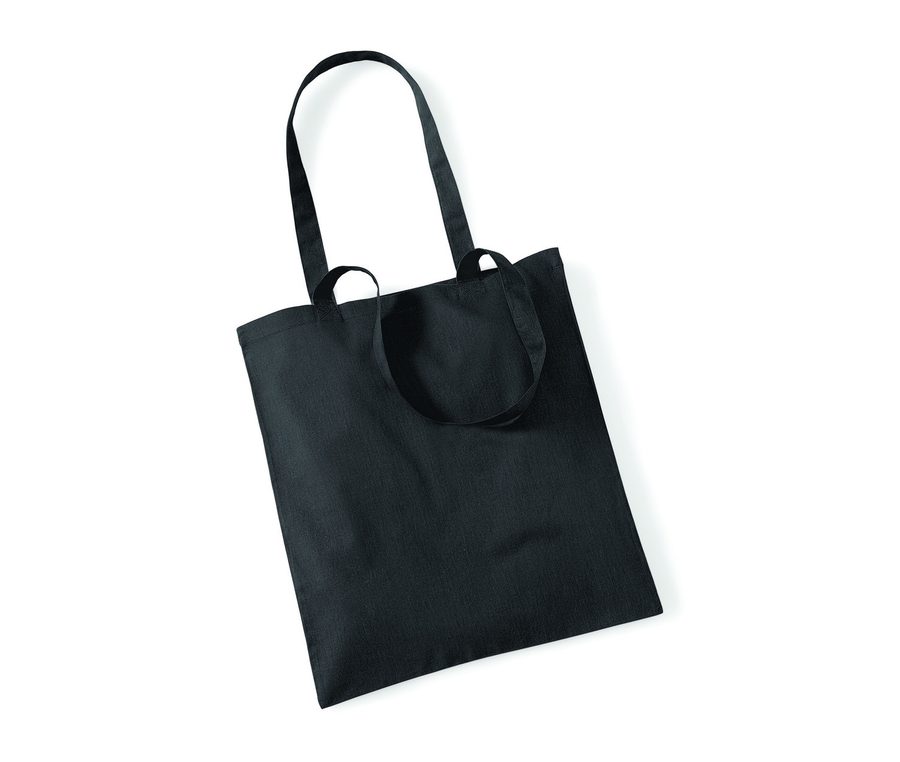 ORGANIC COTTON SHOPPER — Farbe BLACK