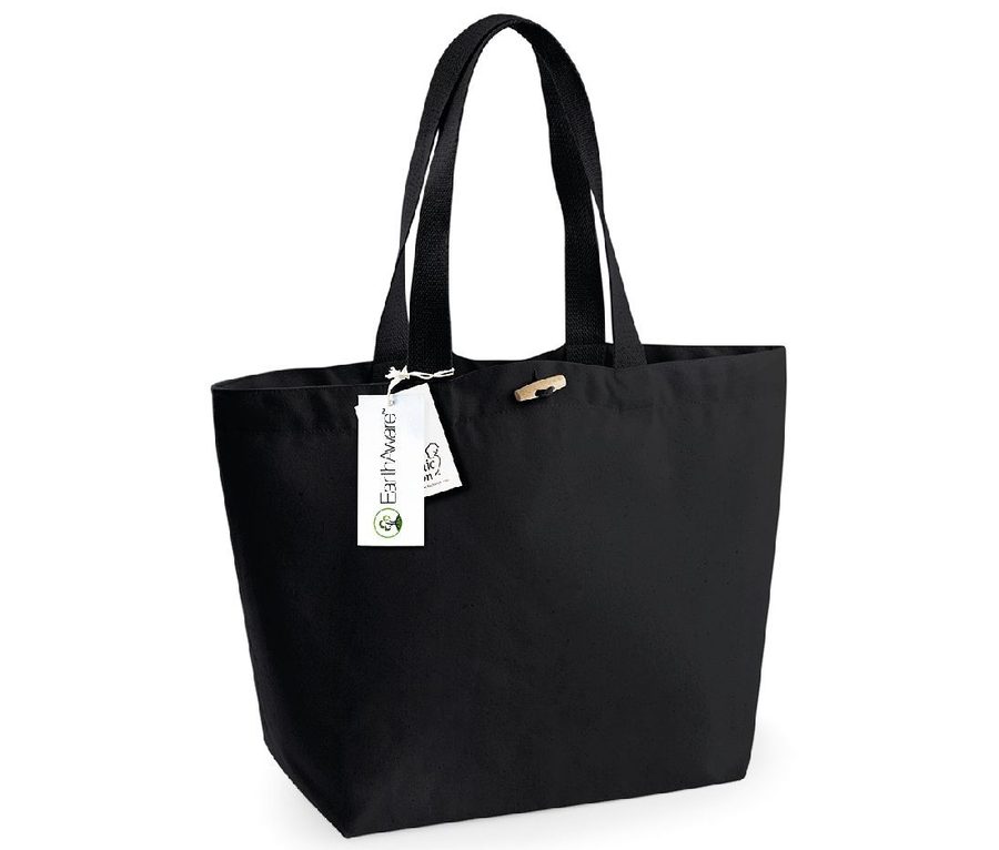 EARTHAWARE® ORGANIC MARINA TOTE — Farbe BLACK