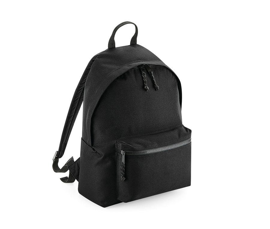 RECYCLED BACKPACK — Farbe BLACK