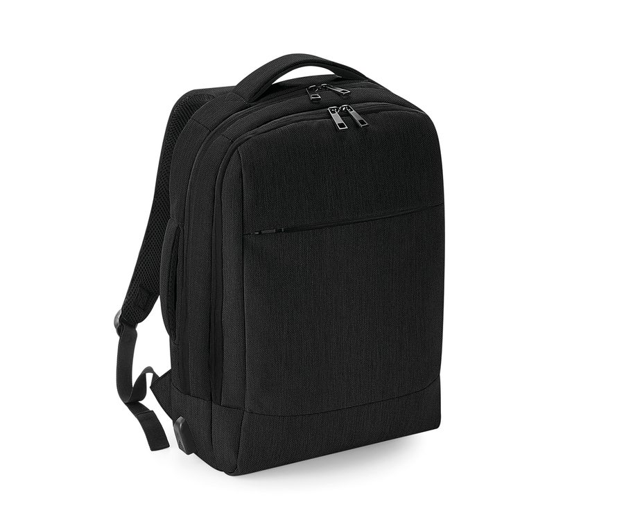 Q-TECH CHARGE CONVERTIBLE BACKPACK — Farbe BLACK