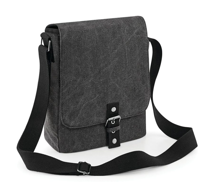 VINTAGE CANVAS IPAD/TABLET REPORTER — Farbe VINTAGE BLACK