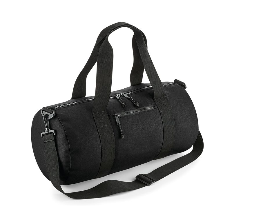 RECYCLED BARREL BAG — Farbe BLACK