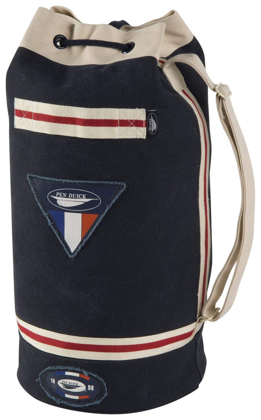 VINTAGE MARINE BAG CANVAS — Farbe NAVY