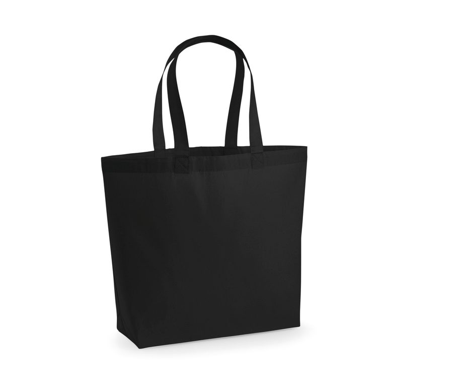 PREMIUM COTTON MAXI TOTE — Farbe BLACK
