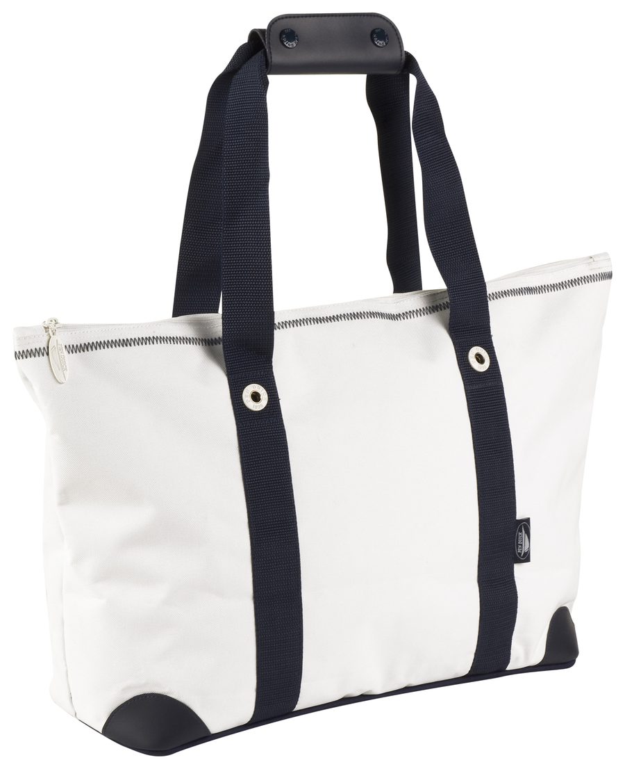 SHOPPING BAG — Farbe WHITE/NAVY