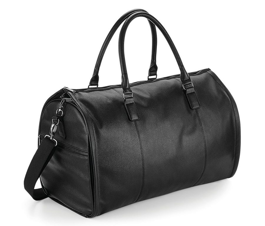 NUHIDE® GARMENT WEEKENDER — Farbe BLACK