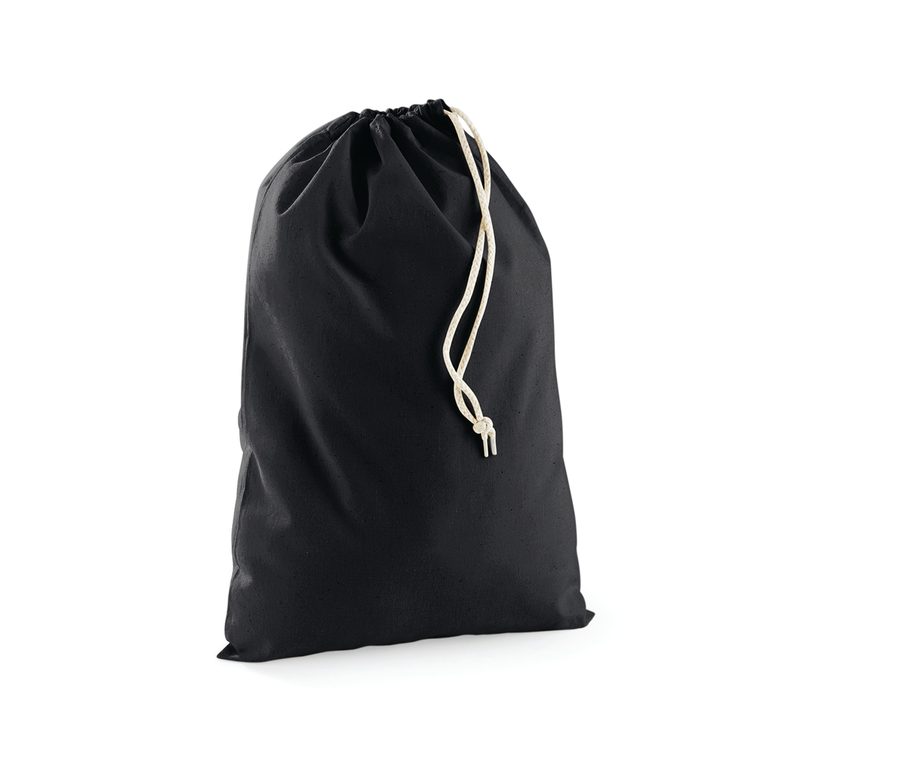 COTTON STUFF BAG — Farbe BLACK