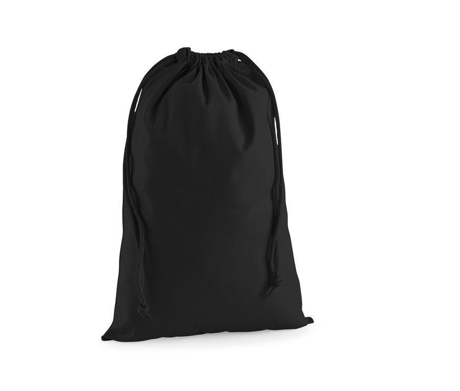 PREMIUM COTTON STUFF BAG — Farbe BLACK