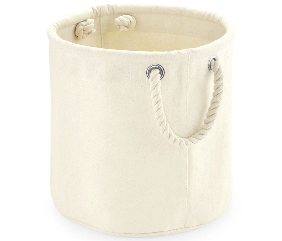 HEAVY CANVAS STORAGE TRUG — Farbe NATURAL