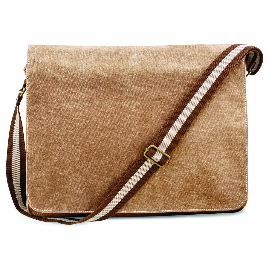 VINTAGE CANVAS DESPATCH BAG — Farbe SAHARA