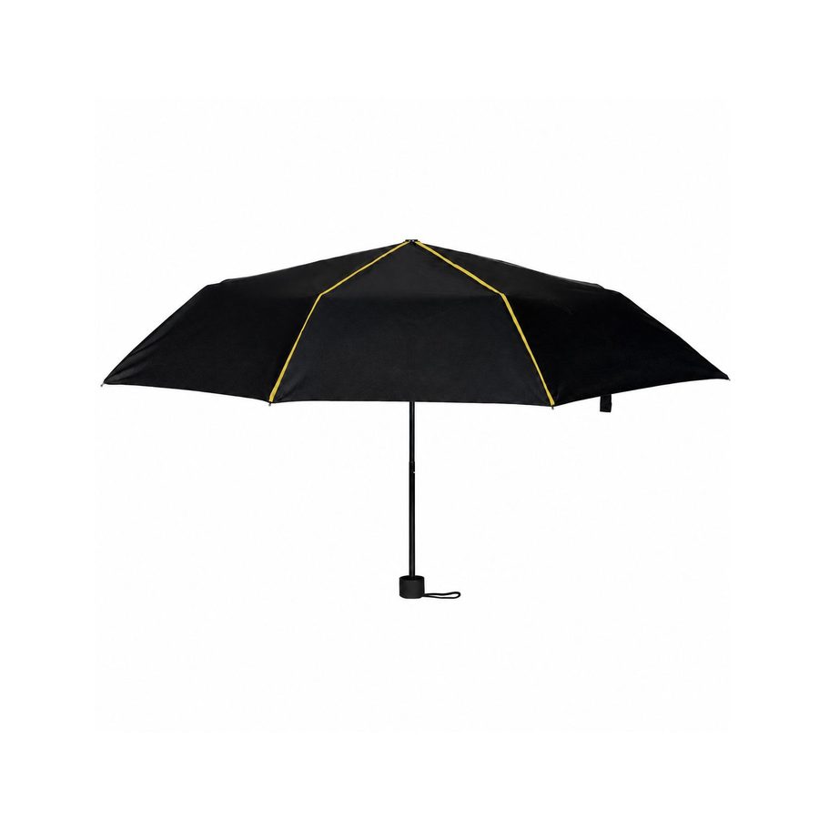 MINI FOLDABLE UMBRELLA — Farbe BLACK/GOLD