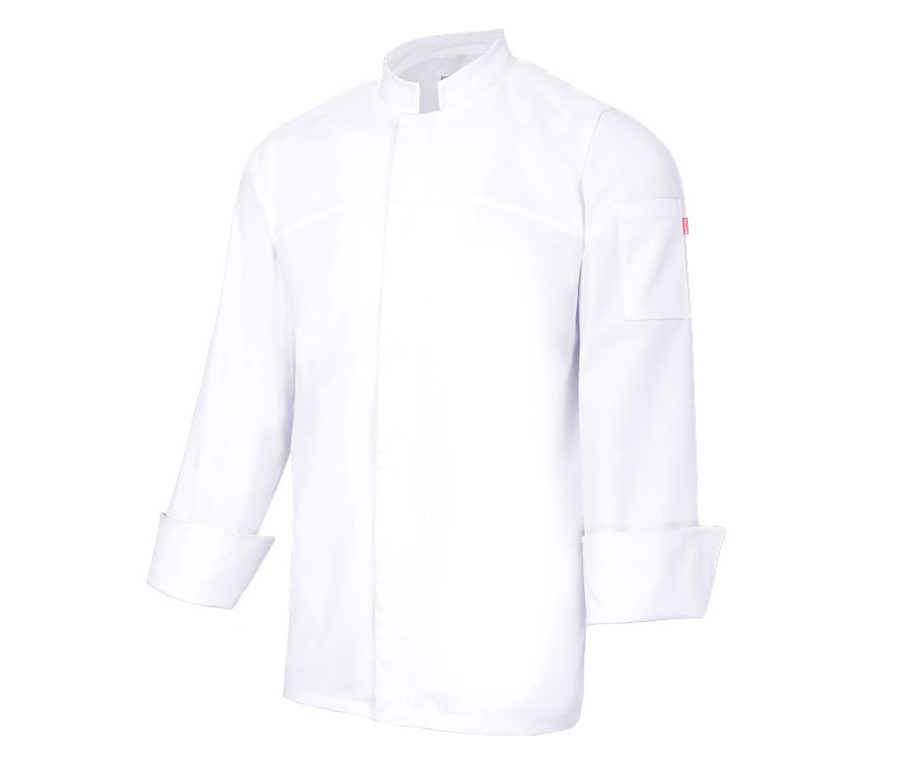STRETCH KITCHEN JACKET — Farbe WHITE