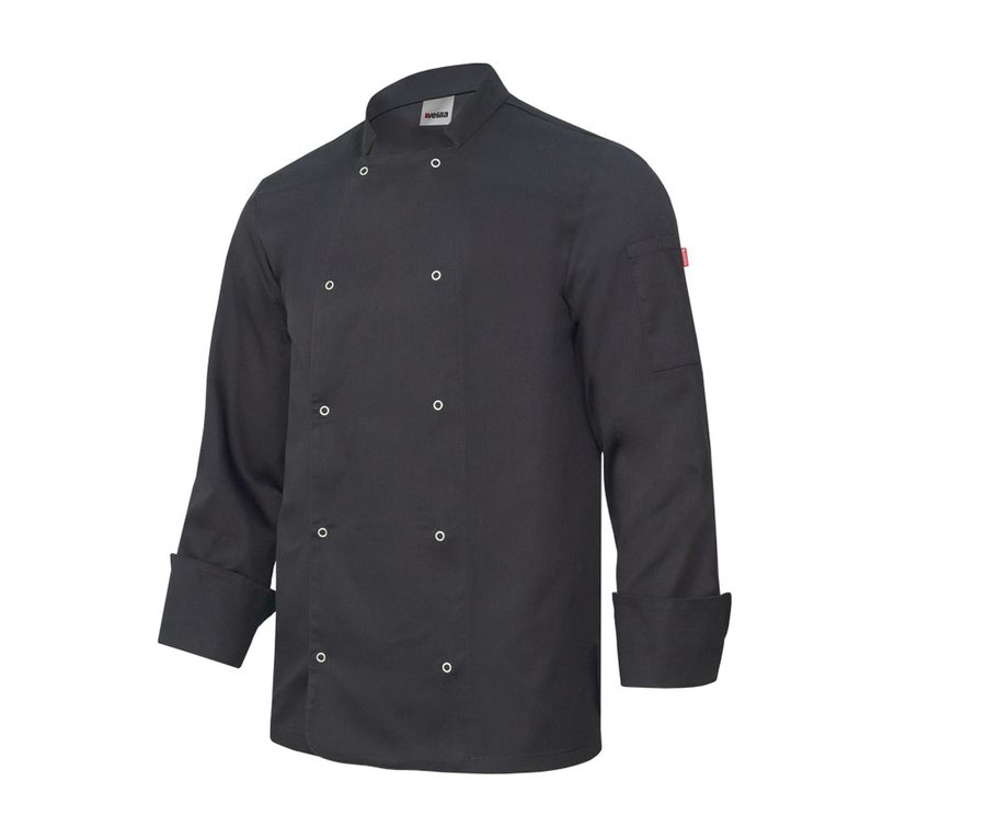 LONG SLEEVE KITCHEN JACKET — Farbe BLACK