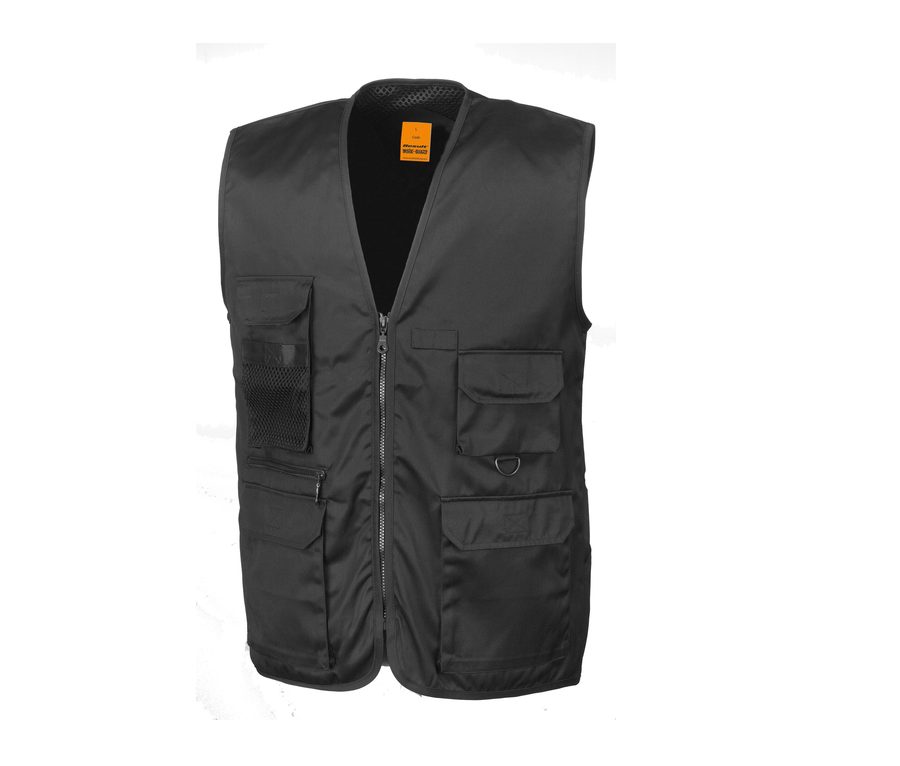 GILET REPORTER — Farbe BLACK