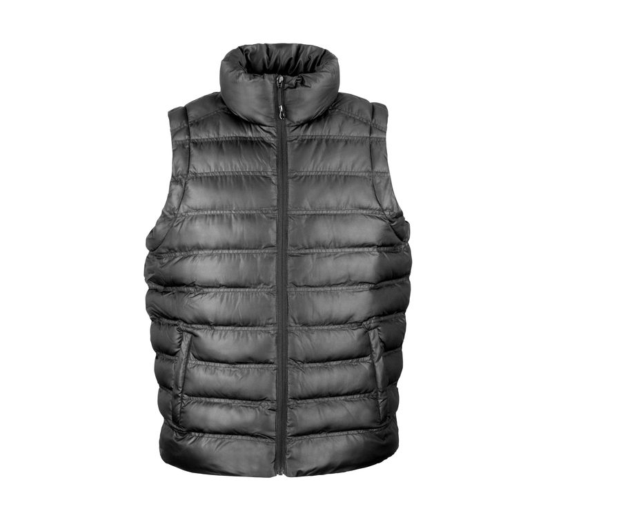 ICE BIRD PADDED GILET — Farbe BLACK
