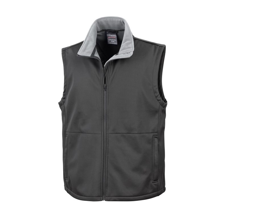 CORE SOFTSHELL BODYWARMER — Farbe BLACK