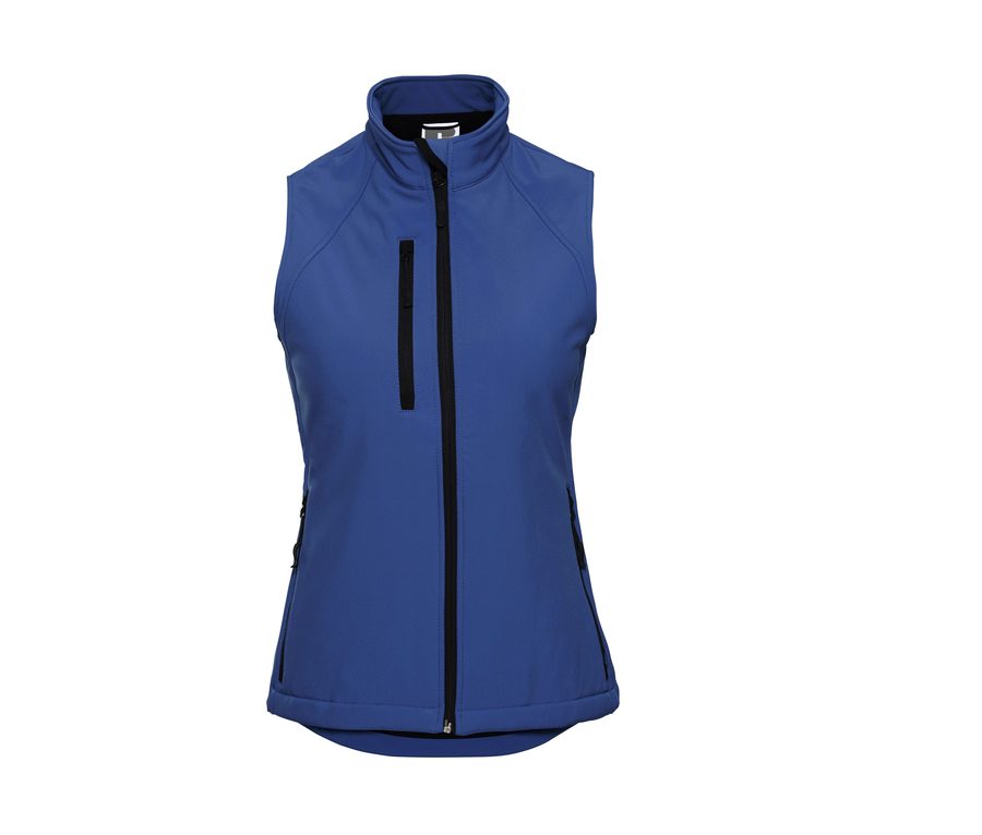 LADIES' SOFTSHELL GILET — Farbe AZURE BLUE