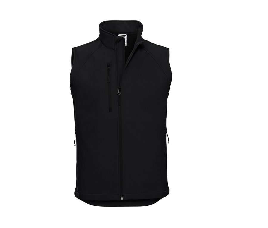 MEN'S SOFTSHELL GILET — Farbe BLACK