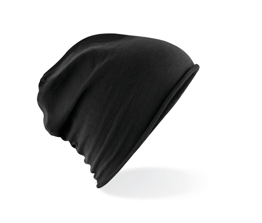 JERSEY BEANIE — Farbe BLACK