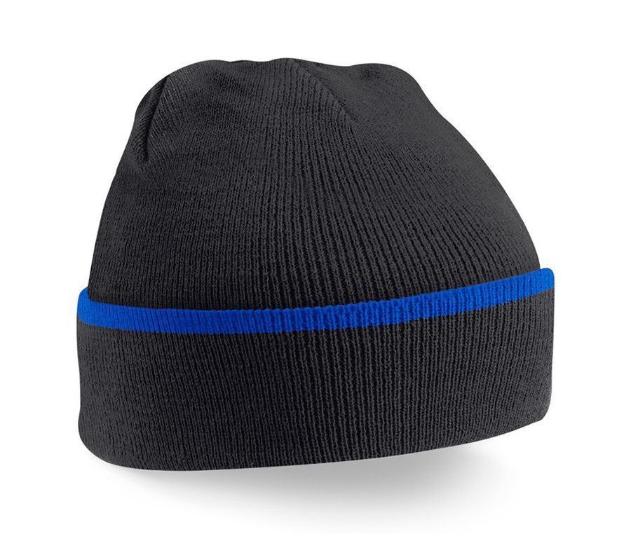 TEAMWEAR BEANIE — Farbe BLACK/BRIGHT ROYAL