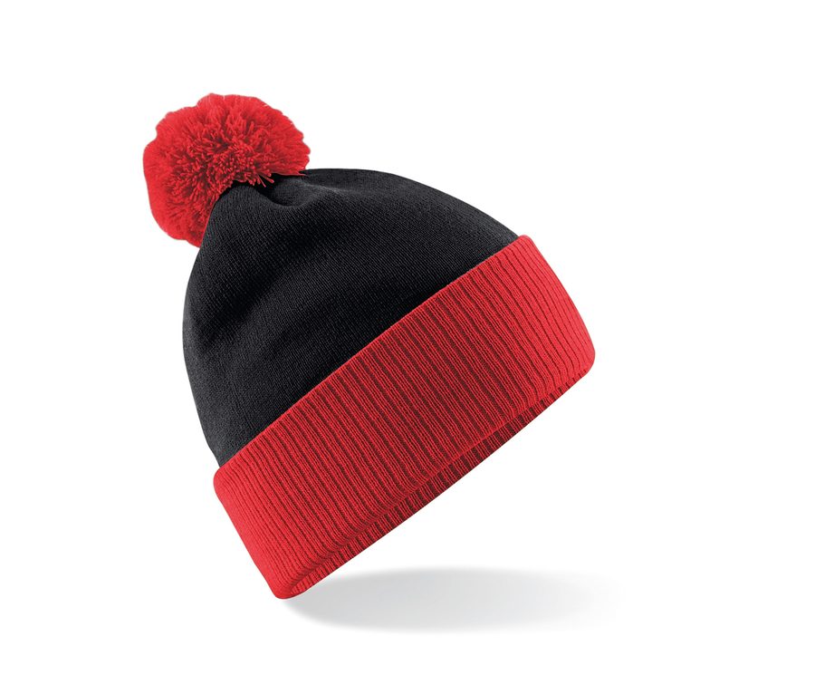 SNOWSTAR® TWO-TONE BEANIE — Farbe BLACK/BRIGHT RED