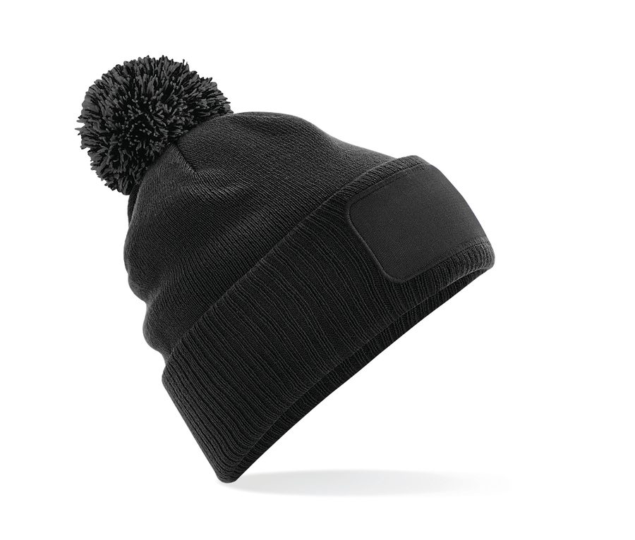 SNOWSTAR® PATCH BEANIE — Farbe BLACK/GRAPHITE GREY