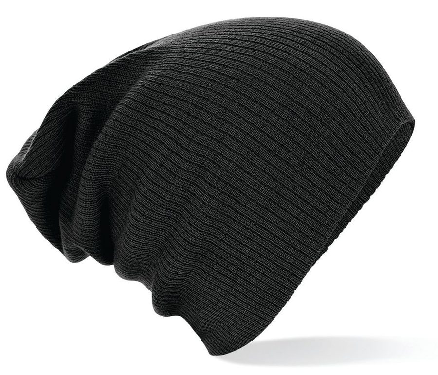 SLOUCH BEANIE — Farbe BLACK
