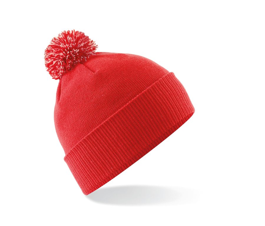 JUNIOR SNOWSTAR® BEANIE — Farbe BRIGHT RED/OFF WHITE