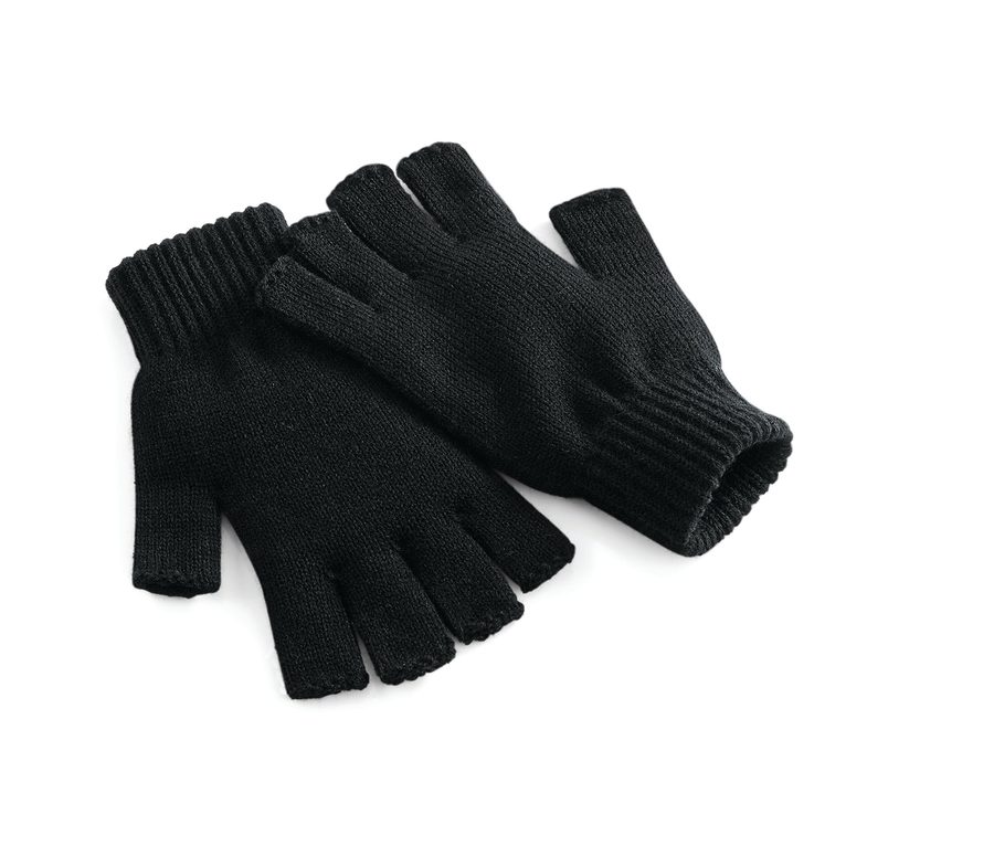 FINGERLESS GLOVES — Farbe BLACK
