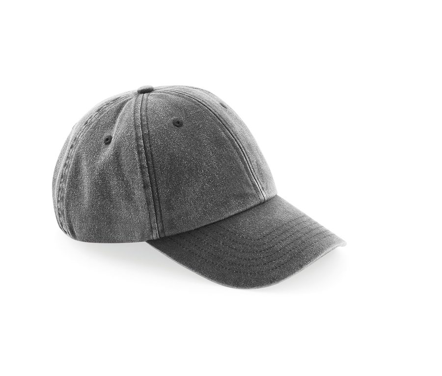 LOW PROFILE VINTAGE CAP — Farbe VINTAGE BLACK