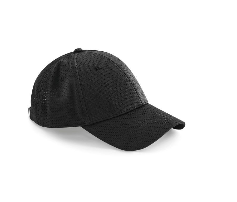 AIR MESH 6 PANEL CAP — Farbe BLACK