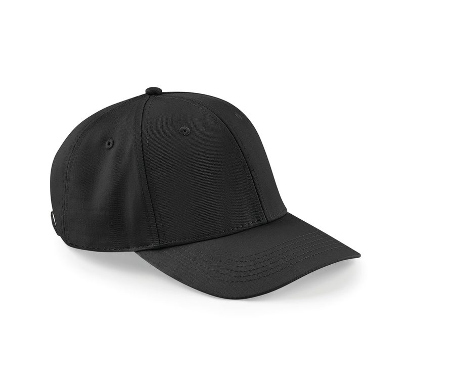 URBANWEAR 6 PANEL CAP — Farbe BLACK