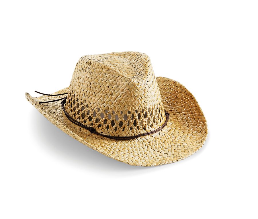 STRAW COWBOY HAT — Farbe NATURAL