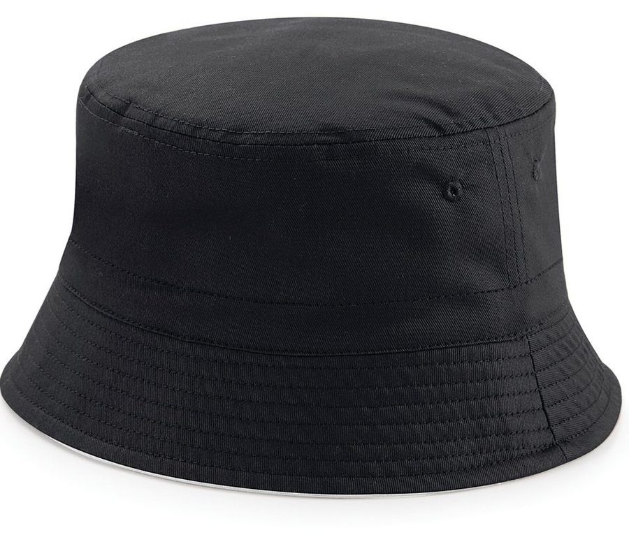 REVERSIBLE BUCKET HAT — Farbe BLACK/LIGHT GREY