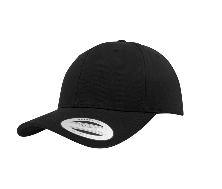 CURVED CLASSIC SNAPBACK CAP — Farbe BLACK