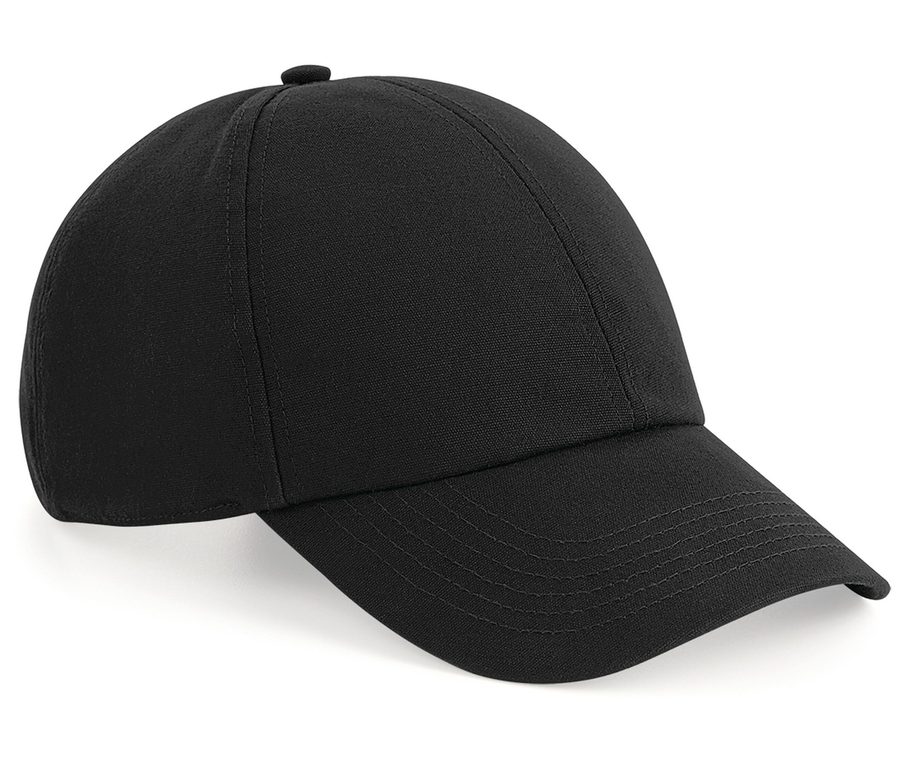 EARTHAWARE® ORGANIC COTTON CANVAS UNSTRUCTURED CAP — Farbe BLACK