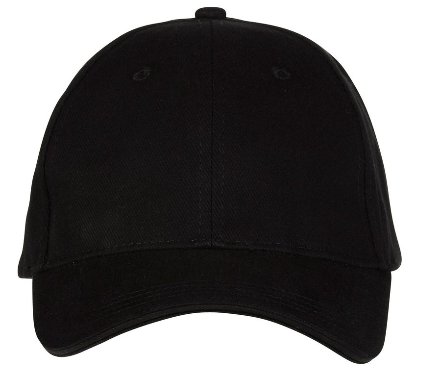 CASQUETTE 6 PANS — Farbe BLACK