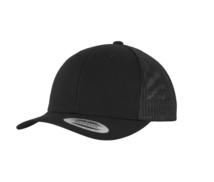 RETRO TRUCKER CAP — Farbe BLACK
