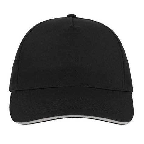 START FIVE SANDWICH CAP — Farbe BLACK/WHITE
