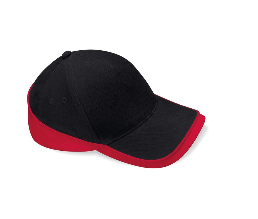 TEAMWEAR COMPETITION CAP — Farbe BLACK/CLASSIC RED