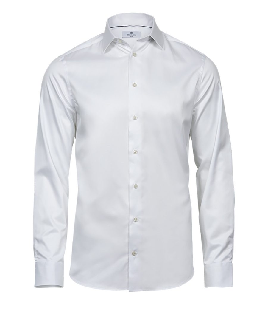 LUXURY SHIRT SLIM FIT — Farbe WHITE
