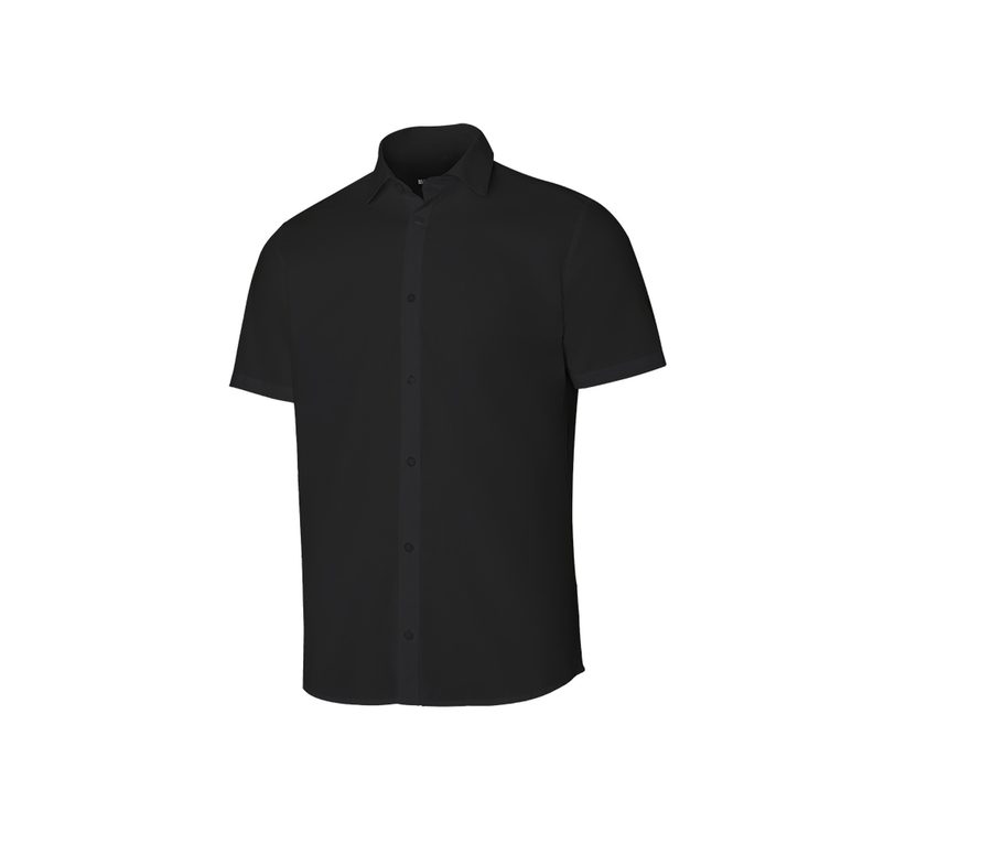 MEN'S SHORT-SLEEVE SHIRT — Farbe BLACK