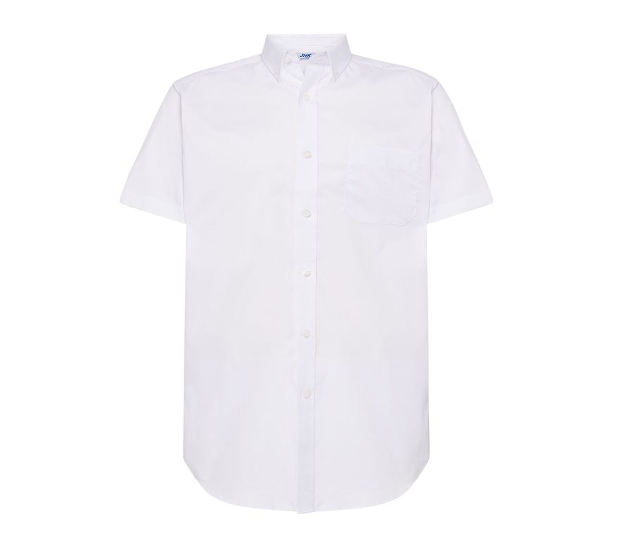CASUAL & BUSINESS SS SHIRT OXFORD — Farbe WHITE