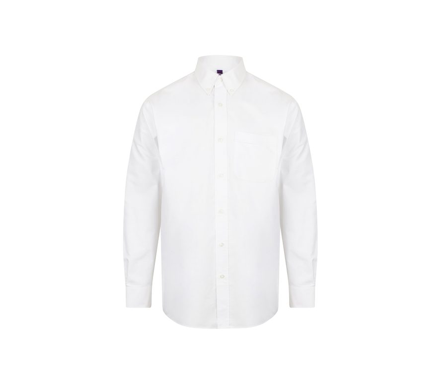 CLASSIC OXFORD LONG SLEEVED SHIRT — Farbe WHITE