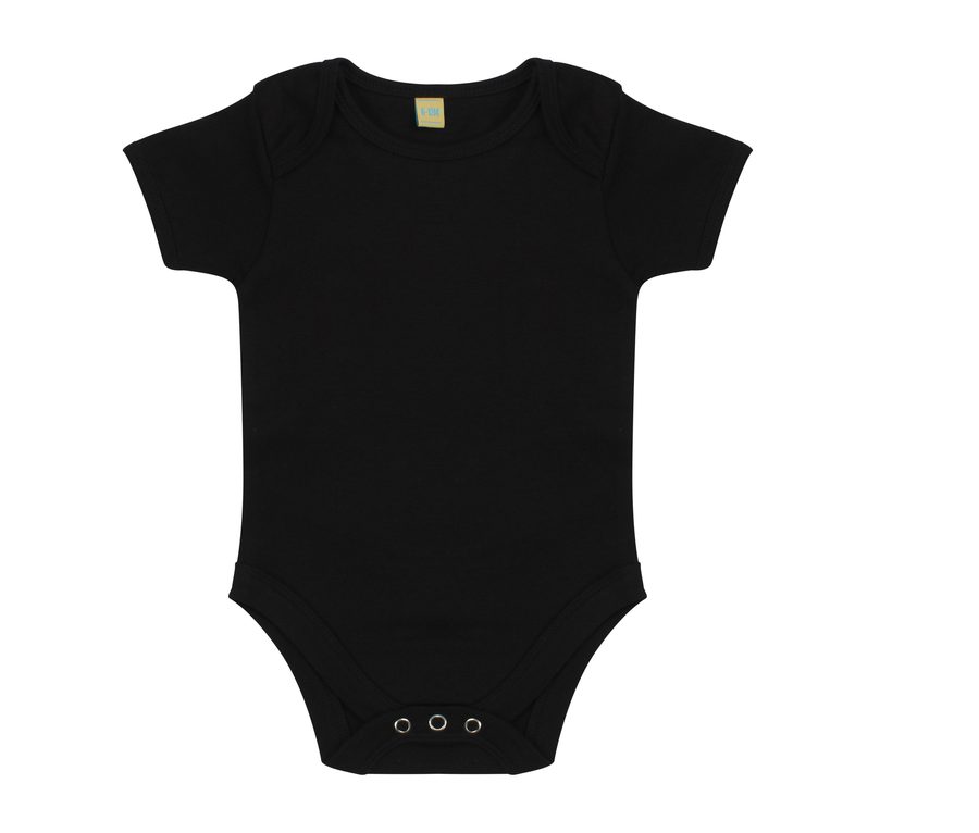 SHORT SLEEVED BODYSUIT — Farbe BLACK